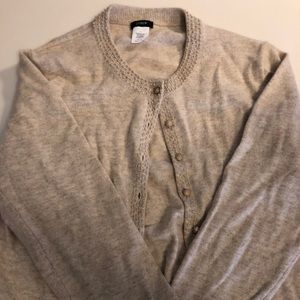 J crew wool cardigan size large